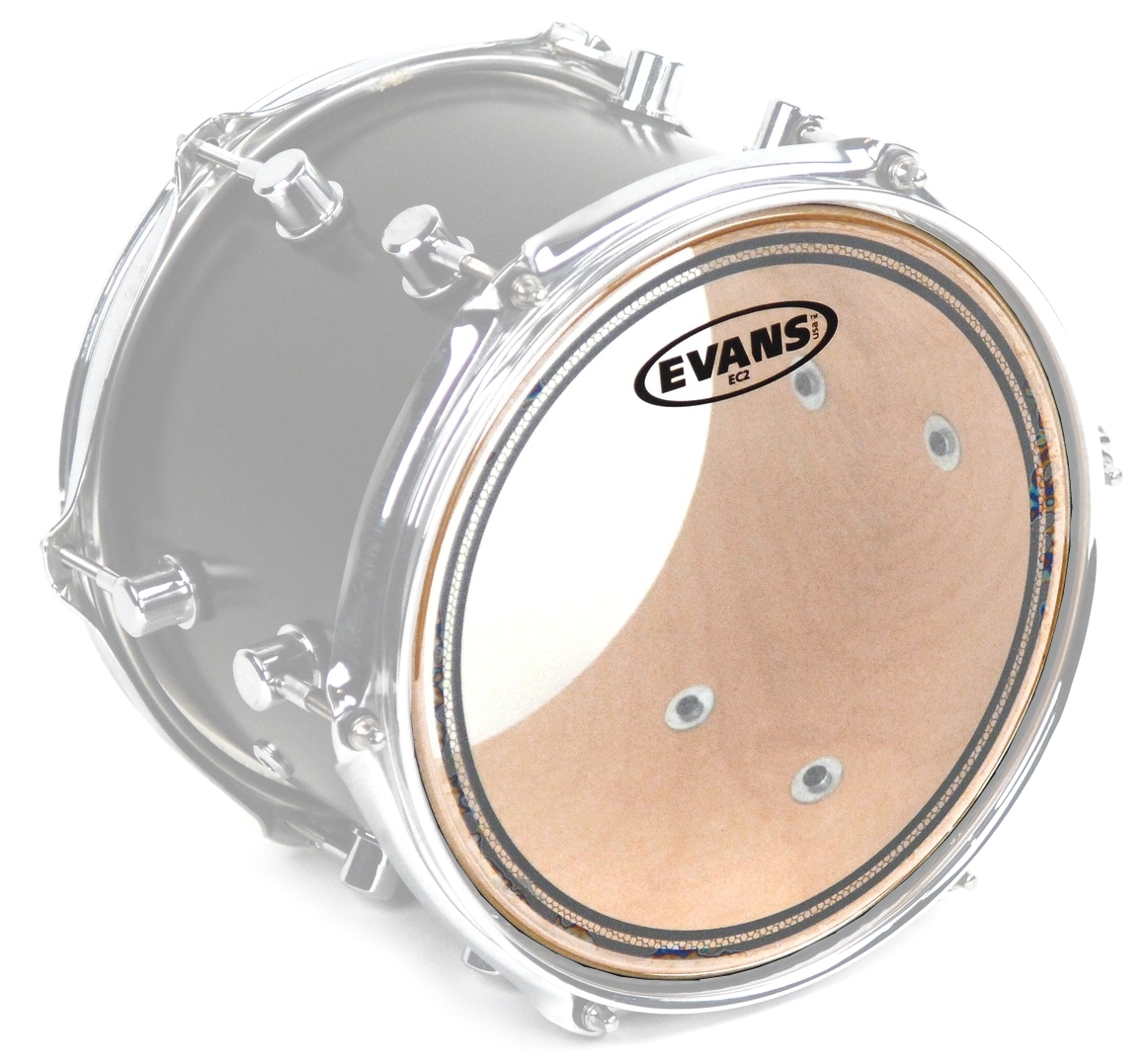 Evans EC2S Fell 10" (Clear) Sound Shaping Technology