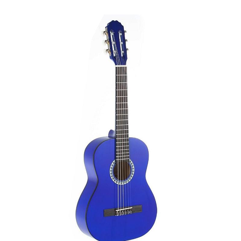 Gewapure Konzert Gitarre 1/2 Transparent Blau