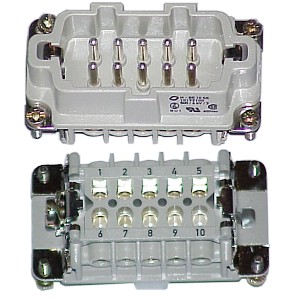 10 Pol inner plug connector