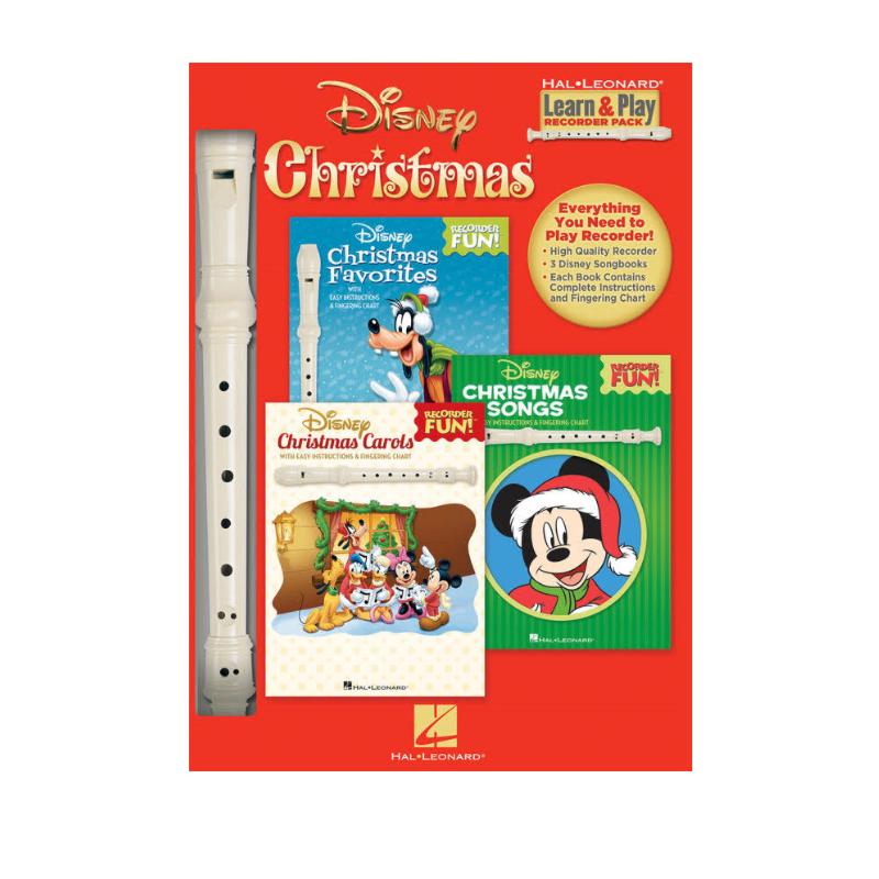 Disney Christmas, Set mit Blockflöte und 3 Disney Songbüchern