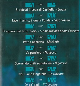 Cantolopera Playback's G. Verdi's Chorus's Vol. 1 (Cori Verdiani)