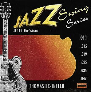 Thomastik Saiten Satz JS111 für Electric Gitarre Jazz Swing Series Nickel, geschliffen