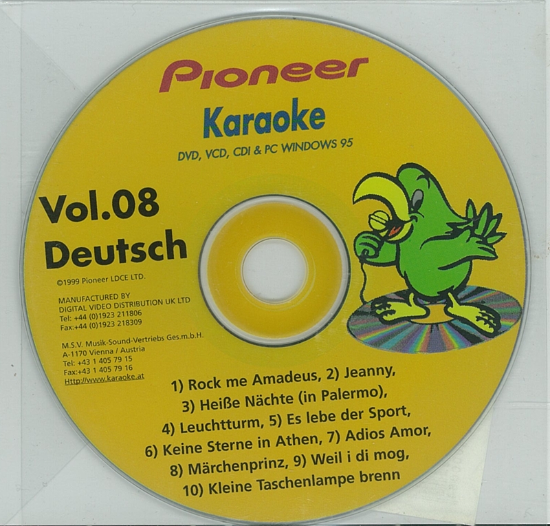 dvd karaoke disc catalogue - Musik-Sound-Vertriebs GmbH