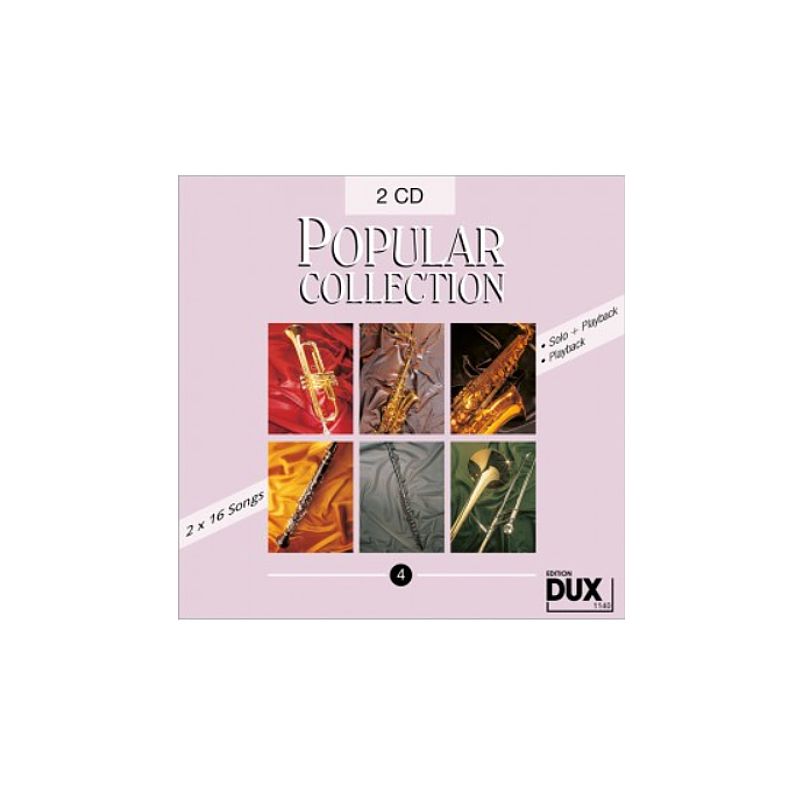 Popular Collection 4, Doppel-CD, Halb- und Vollplayback, 2 x 16 Songs