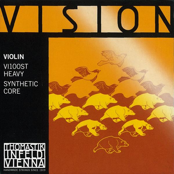Thomastik Vision Saiten Satz VI100ST Heavy für Violine Synthetic Core