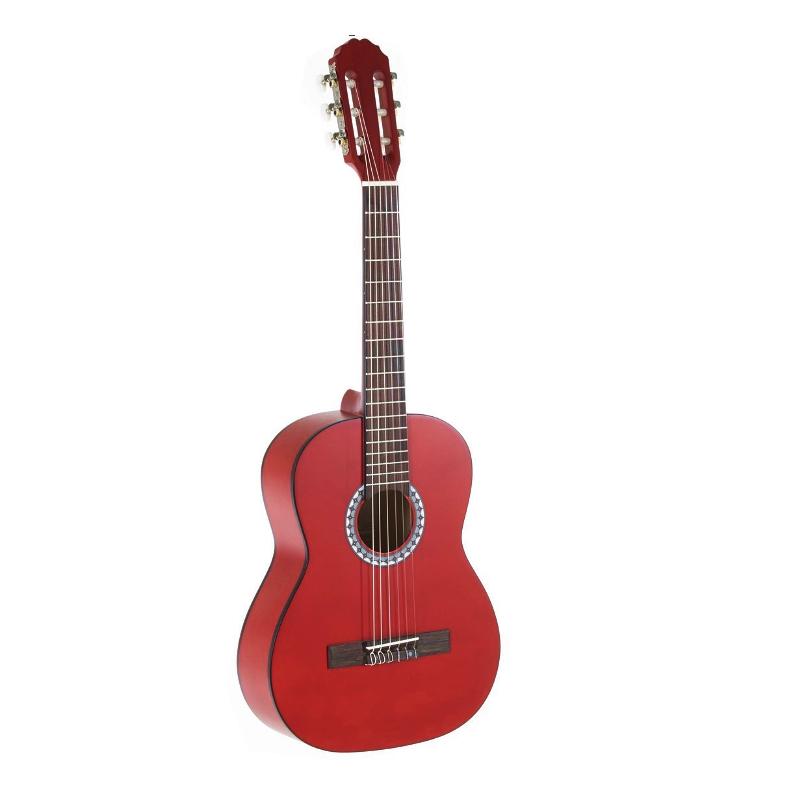 Gewapure Konzert Gitarre 1/2 Transparent Rot
