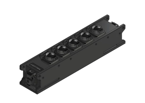 Power Strip XO - 6 x powerCON® TRUE1® TOP OUT and powerCON® TRUE1® TOP IN - IP65