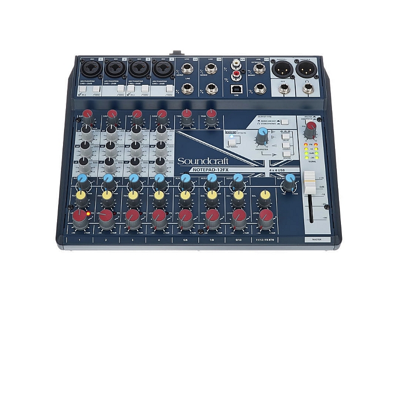 Soundcraft Notepad 12FX, 12-Kanal Digital Mischpult