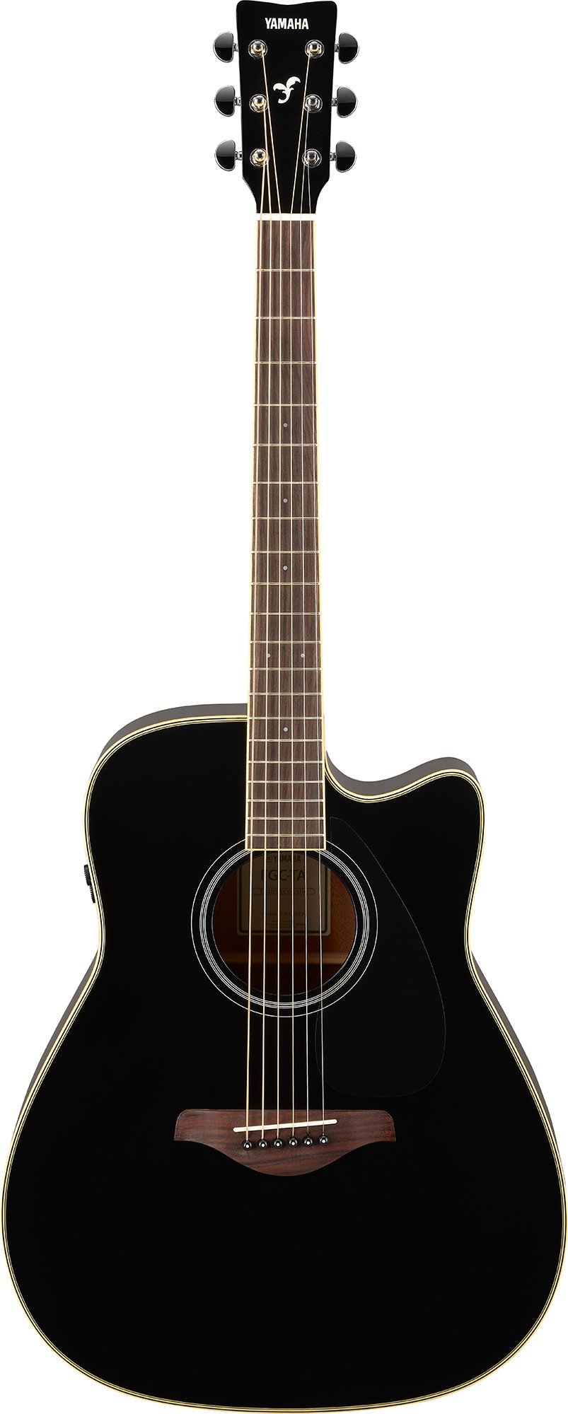 Yamaha FGC-TA TransAcoustic Westerngitarre schwarz