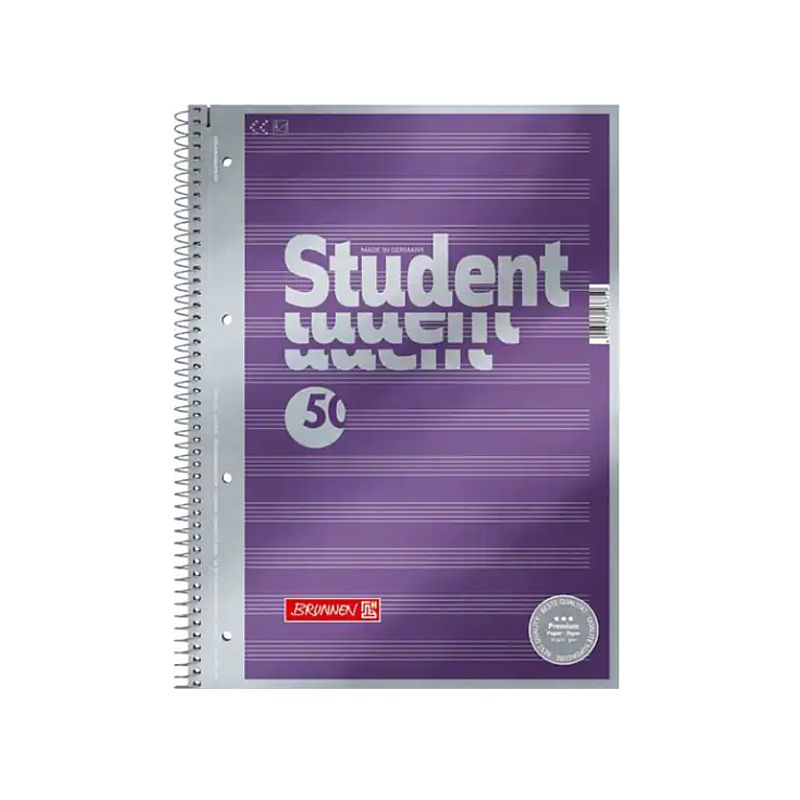 Notenblock / Collegeblock A4, 12 Systeme, 100 Seiten 