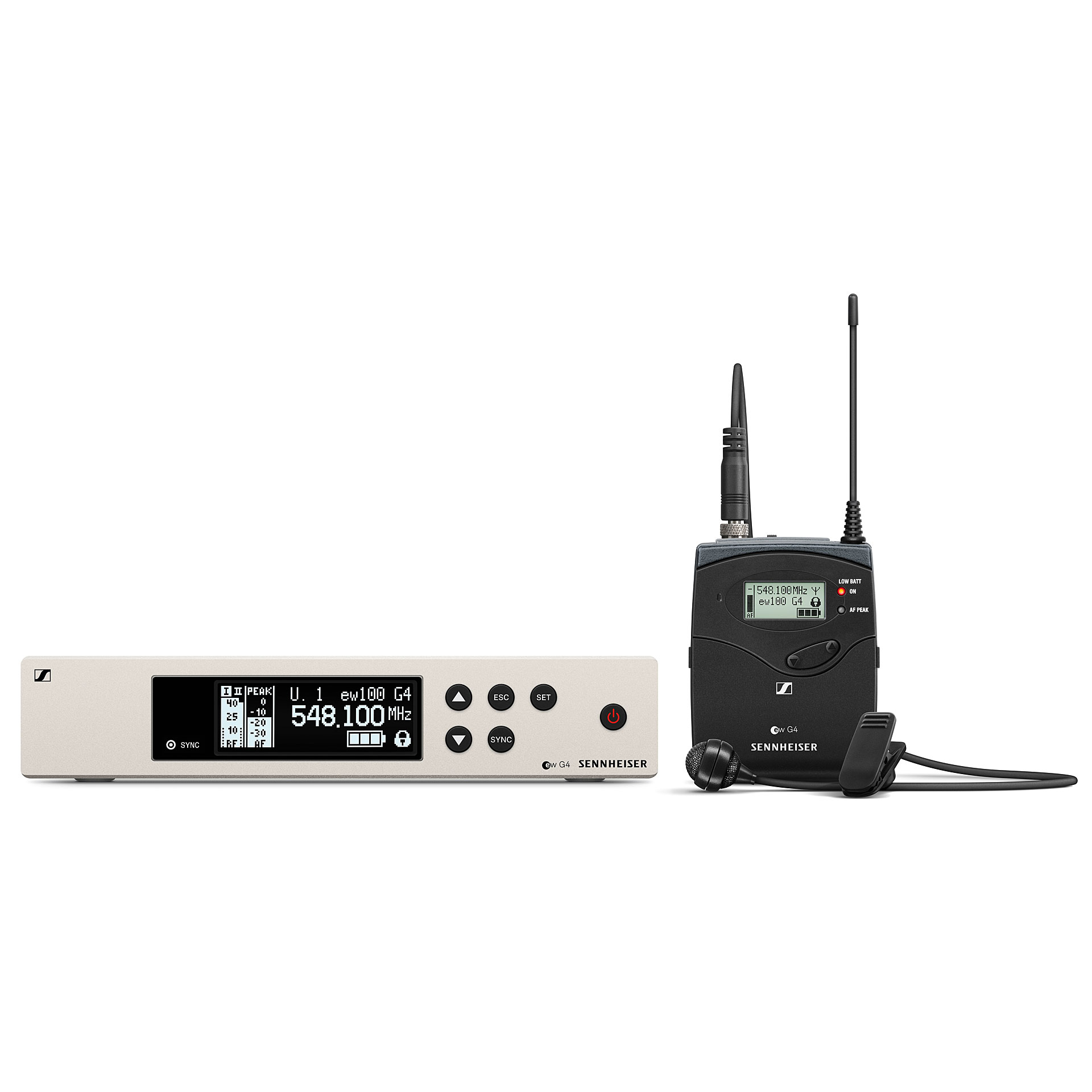 Sennheiser EW 100 G4 ME4 G-Band Lavalier Mic Set 566 - 608 MHz