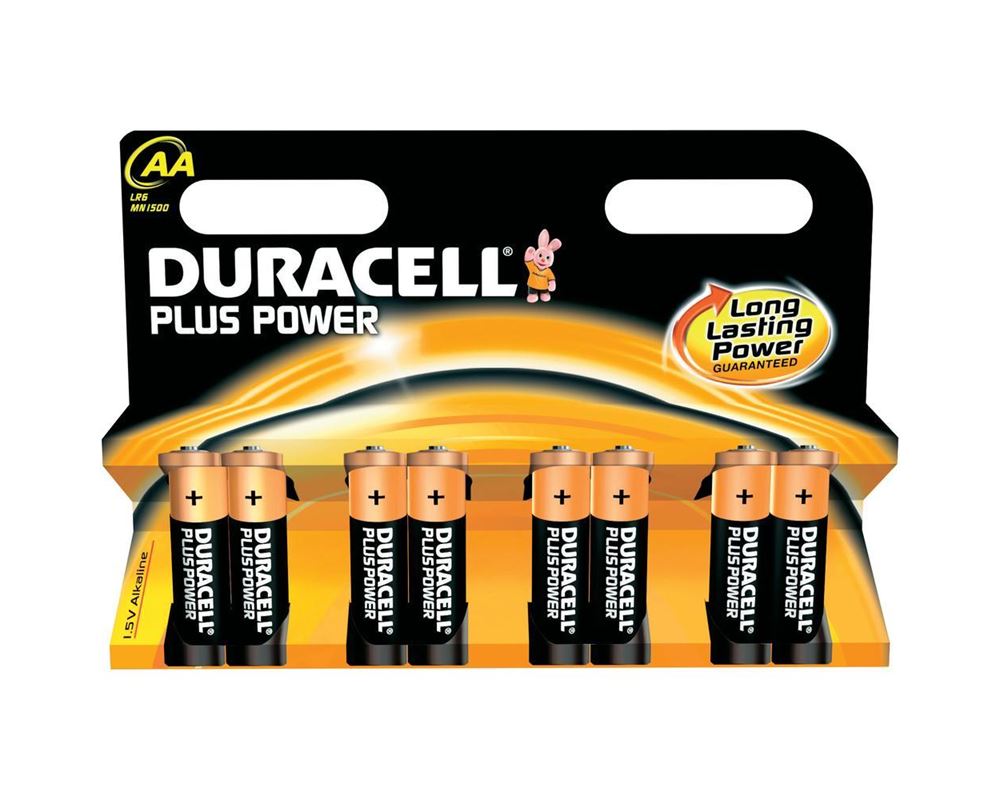 Duracell Plus Power Mignon (AA) Batterie 8 Stk.Alkali-Mangan LR06 1.5V