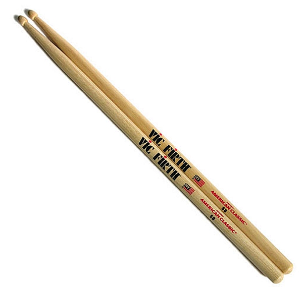 Vic Firth 5B American Classic Drumsticks Wood Tip