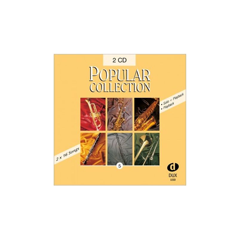 Popular Collection 5, Doppel-CD, Halb- und Vollplayback, 2 x 16 Songs