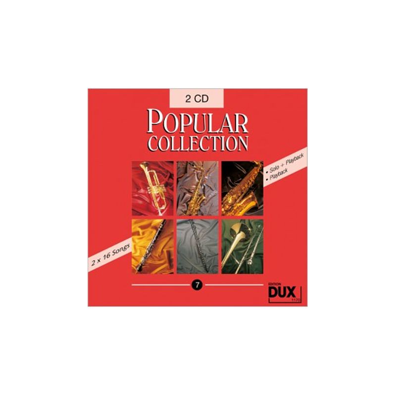 Popular Collection 7, Doppel-CD, Halb- und Vollplayback, 2 x 16 Songs