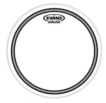 Evans EC2S Fell 13" (Clear) Sound Shaping Technology 