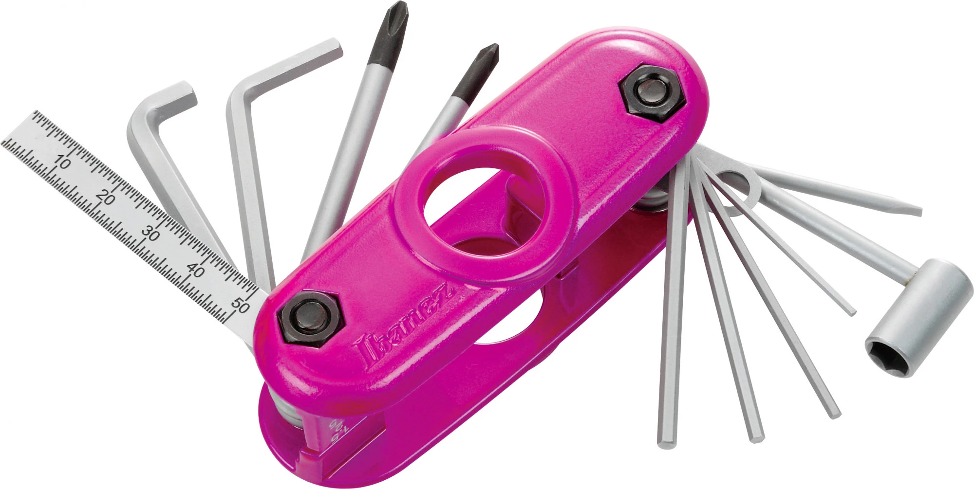 IBANEZ Multi-Tool - 11 Werkzeuge in Einem - Metallic Pink - Limited Edition