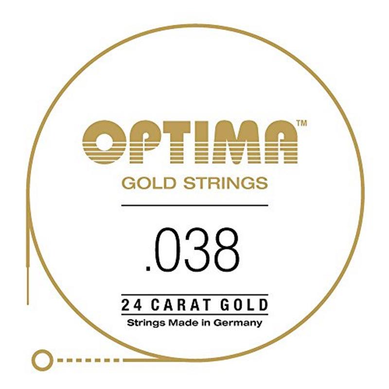 Optima Electric GOLD 038 Einzelsaite für  Elektrik Gitarre GE038