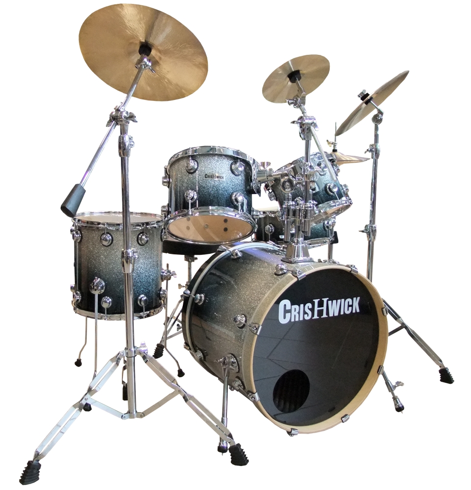 Crishwick Drum Set, White Fade Sparkling XXL21
